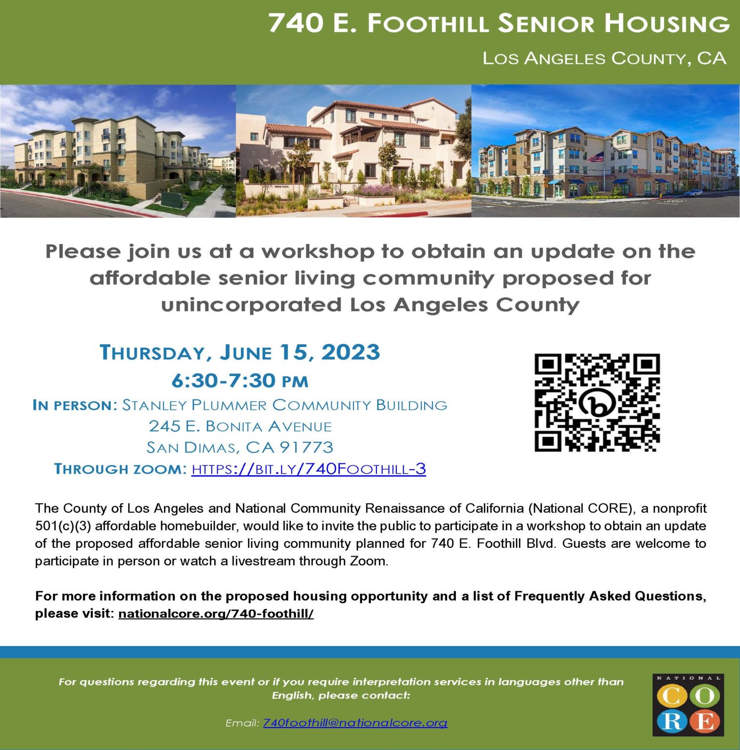 Update on LA County Housing for Seniors Near San Dimas Thurs., June ...